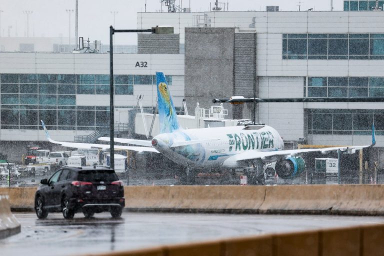 Frontier plane fatally strikes a person walking on runway at Denver International Airport