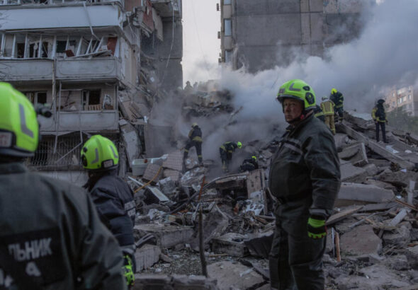 Russia pounds Kyiv and cities across Ukraine in massive air attack