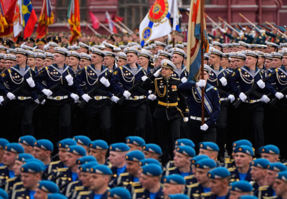 Week in pictures: Met Gala, Russia's Victory Day parade and the far right makes gains in the UK