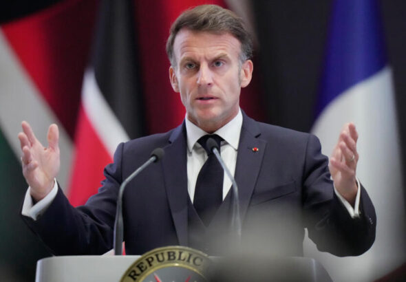 Watch live: Macron meets young entrepreneurs at Africa Forward summit