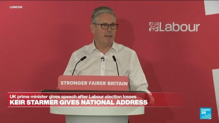 REPLAY: Under-pressure UK PM addresses nation after election losses