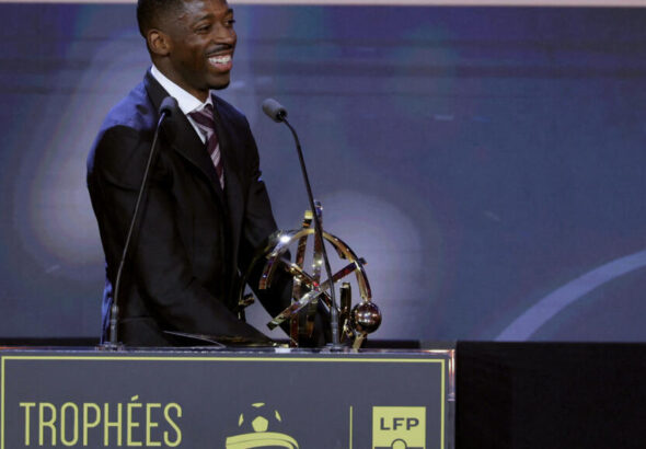 Ligue 1: Ousmane Dembélé named player of the year for second straight year