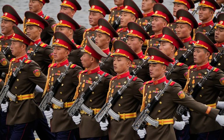 North Korean troops take part in Russia’s Victory Day parade for first time