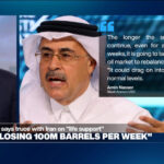 100 million barrels lost every week Strait of Hormuz is shut, Saudi Aramco CEO says