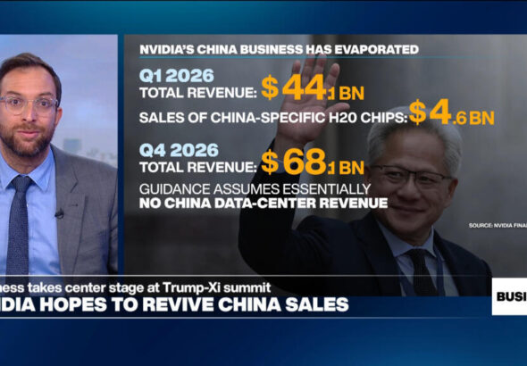 Nvidia's Jensen Huang attends Trump-Xi summit in bid to revive sales of chips to China