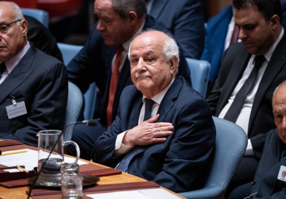 US threatens to revoke the Palestinian UN ambassador’s visa