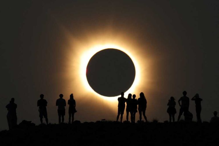 Solar eclipse in Spain